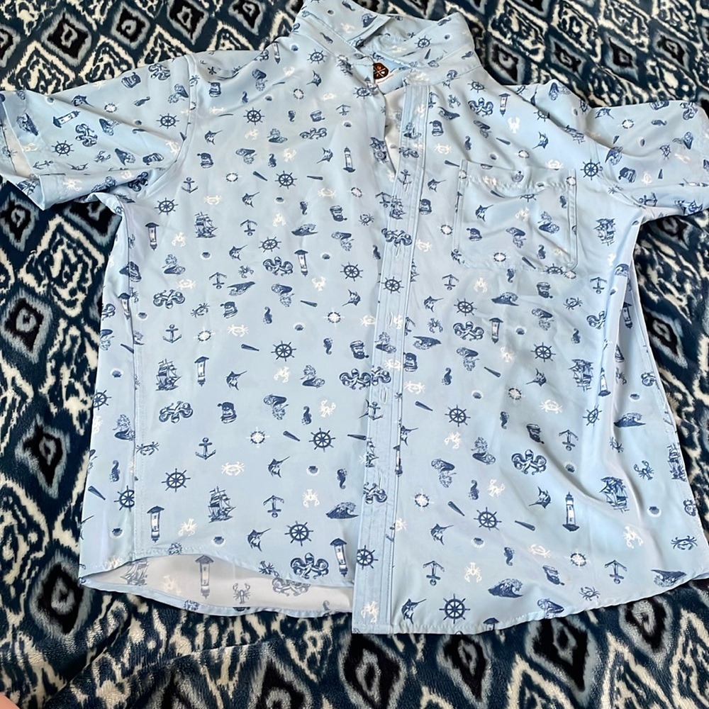 Mountain & Isles Fishing Collared Shirt